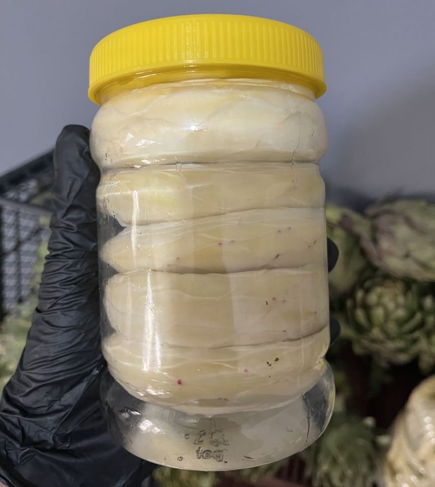 Taze Günlük Soyulmuş Çanak Enginar (5 Adet)