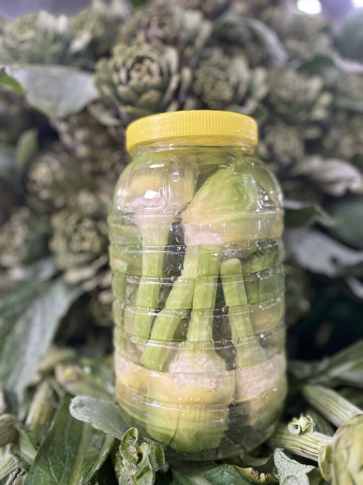 Saplı Kalp Enginar (12 Adet) limonlu suda