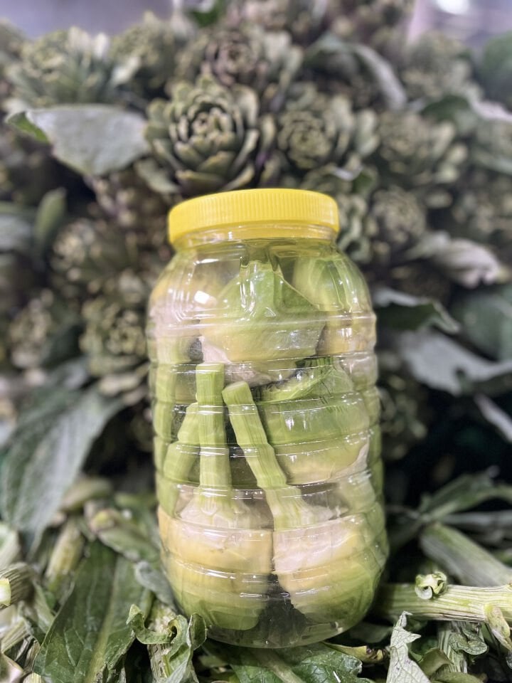 Saplı Kalp Enginar (12 Adet) limonlu suda