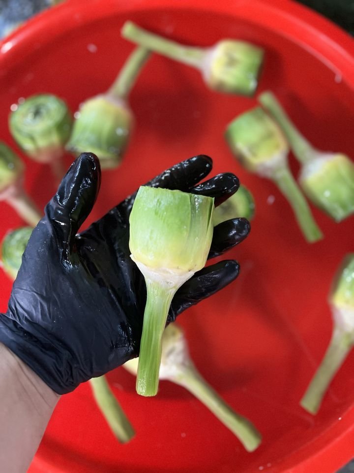 Saplı Kalp Enginar (12 Adet) limonlu suda