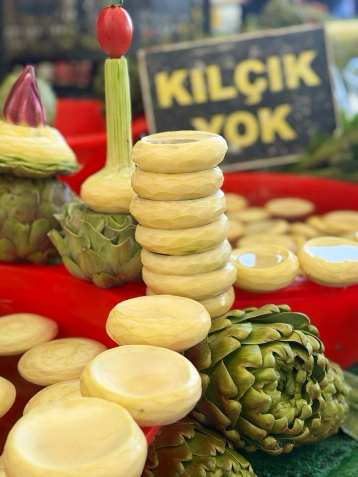 Mini Boy Çanak Enginar 25 Adet Sakız Cinsi